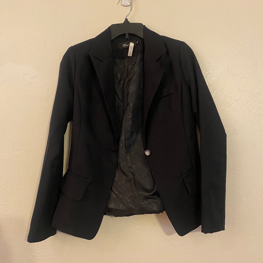 Hao Ru Yidanna Black Blazer. Size M